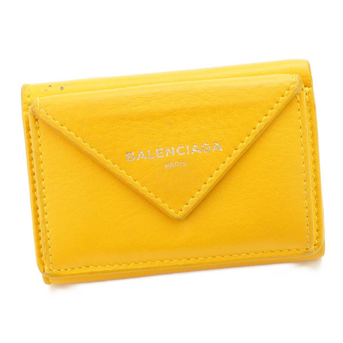 バレンシアガ(Balenciaga) ペーパーミニ ウォレット 三つ折り財布