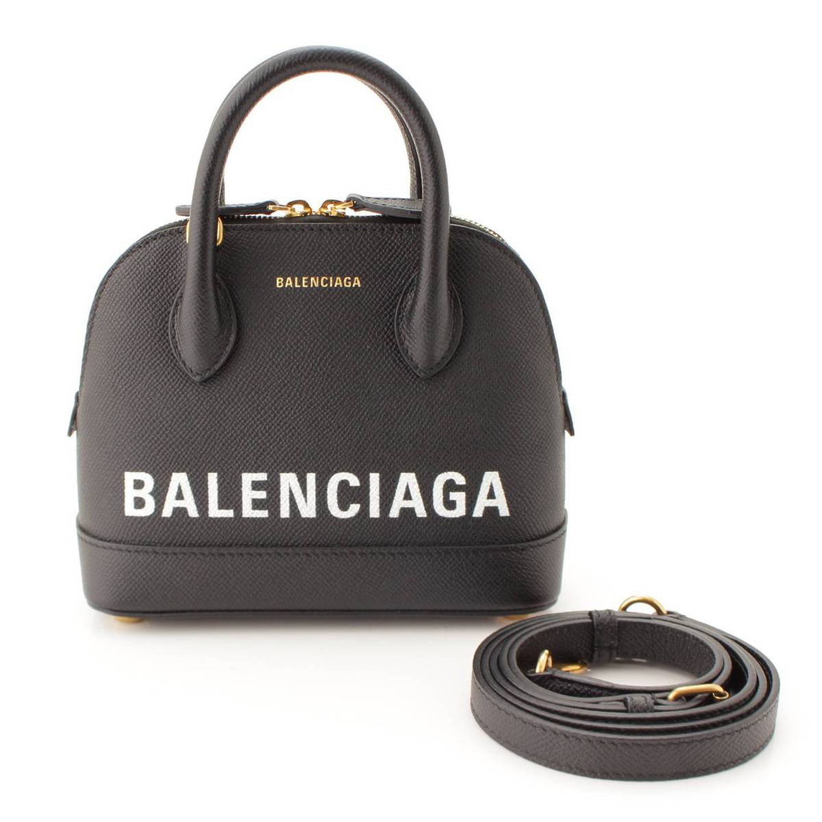 Balenciaga 美品 黒 2way ヴィルトップ S ハンドバッグ