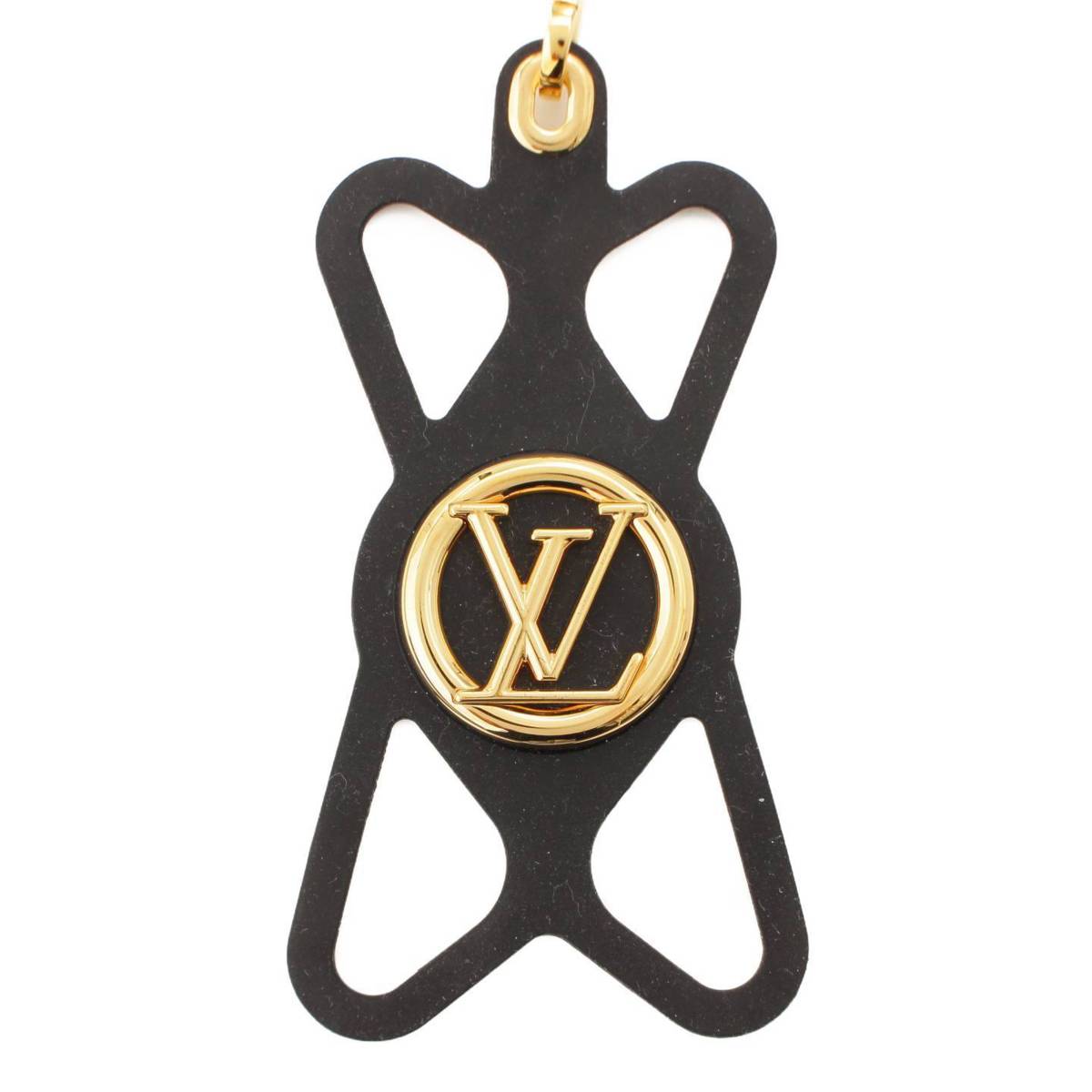 ルイヴィトン(Louis Vuitton) モノグラム フォンホルダー ルイーズ スマホ 携帯ケース ネックストラップ M68382 ブラック