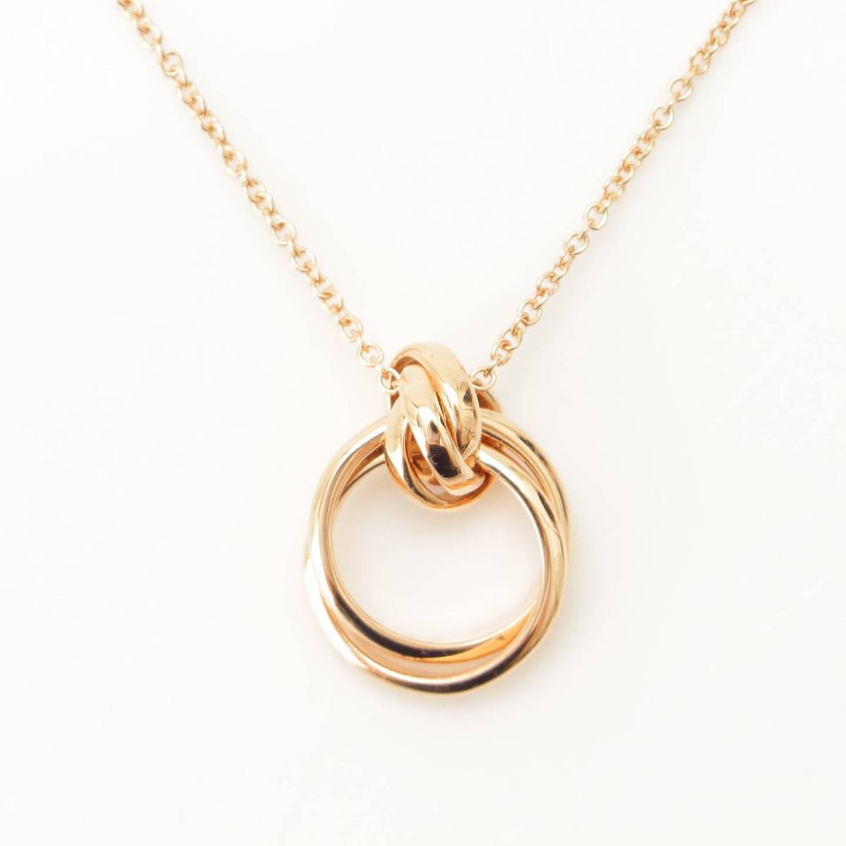 ティファニー(Tiffany) パロマメロディ ミニペンダント ネックレス 750 ピンクゴールド