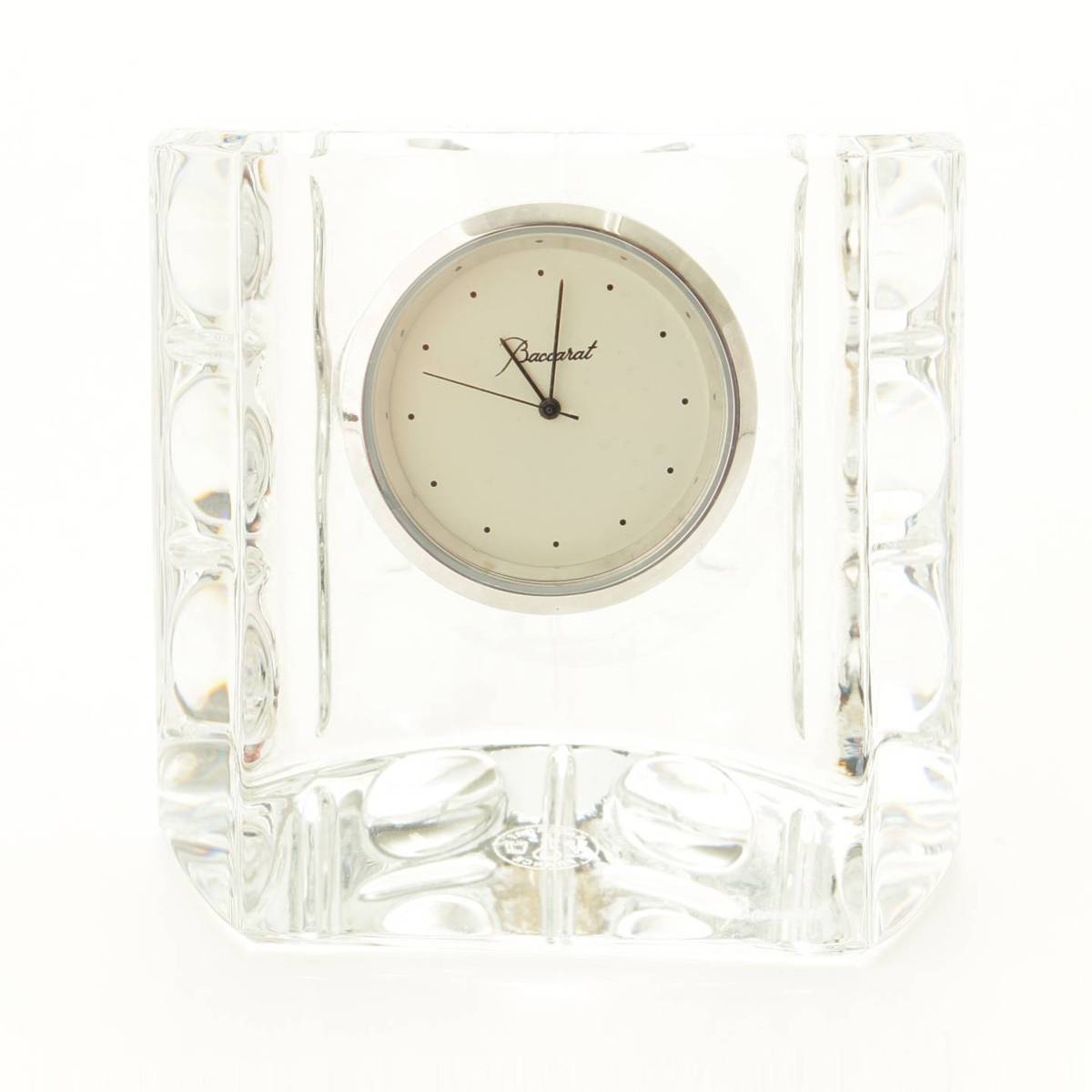 バカラ(BACCARAT) エキノックスクロック クリスタル 置時計