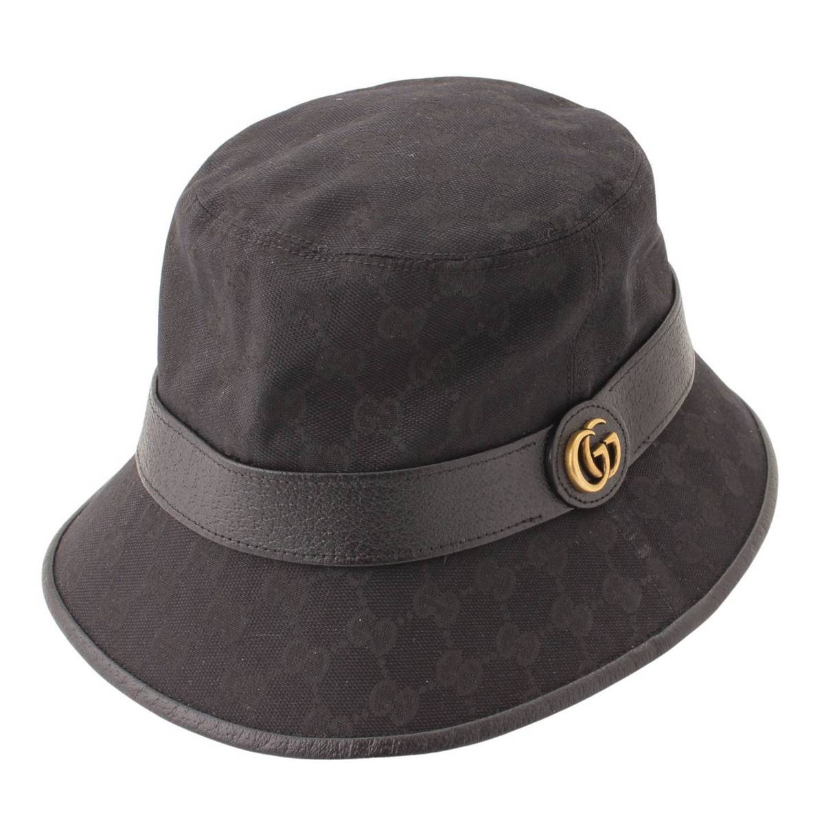 グッチ(Gucci) GGキャンバス フェドラハット 帽子 576587 4HG53 