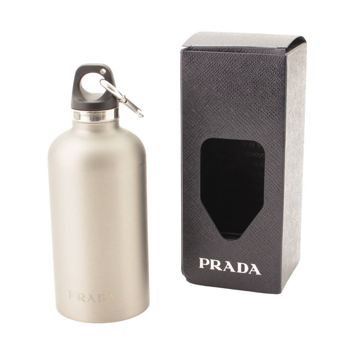 プラダ(Prada) ロゴ タンブラー マイボトル 水筒 350ml ステンレス 2UH002 シルバー