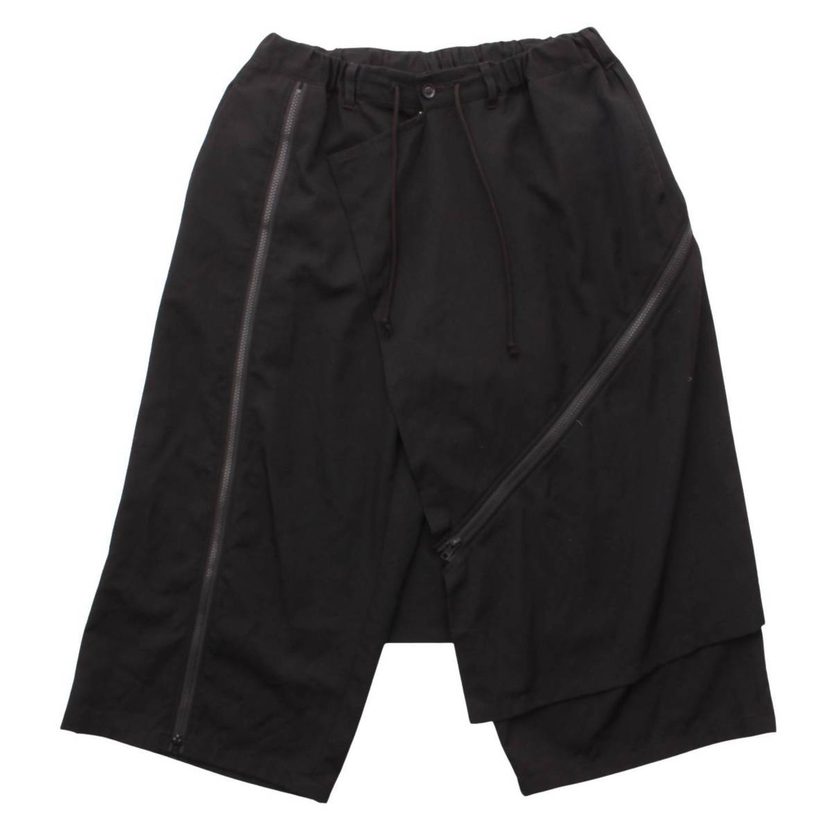 EW}g(Yohji Yamamoto) Double Fastener Skirt Pants XJ[gpc NV-P63-100 ubN 1