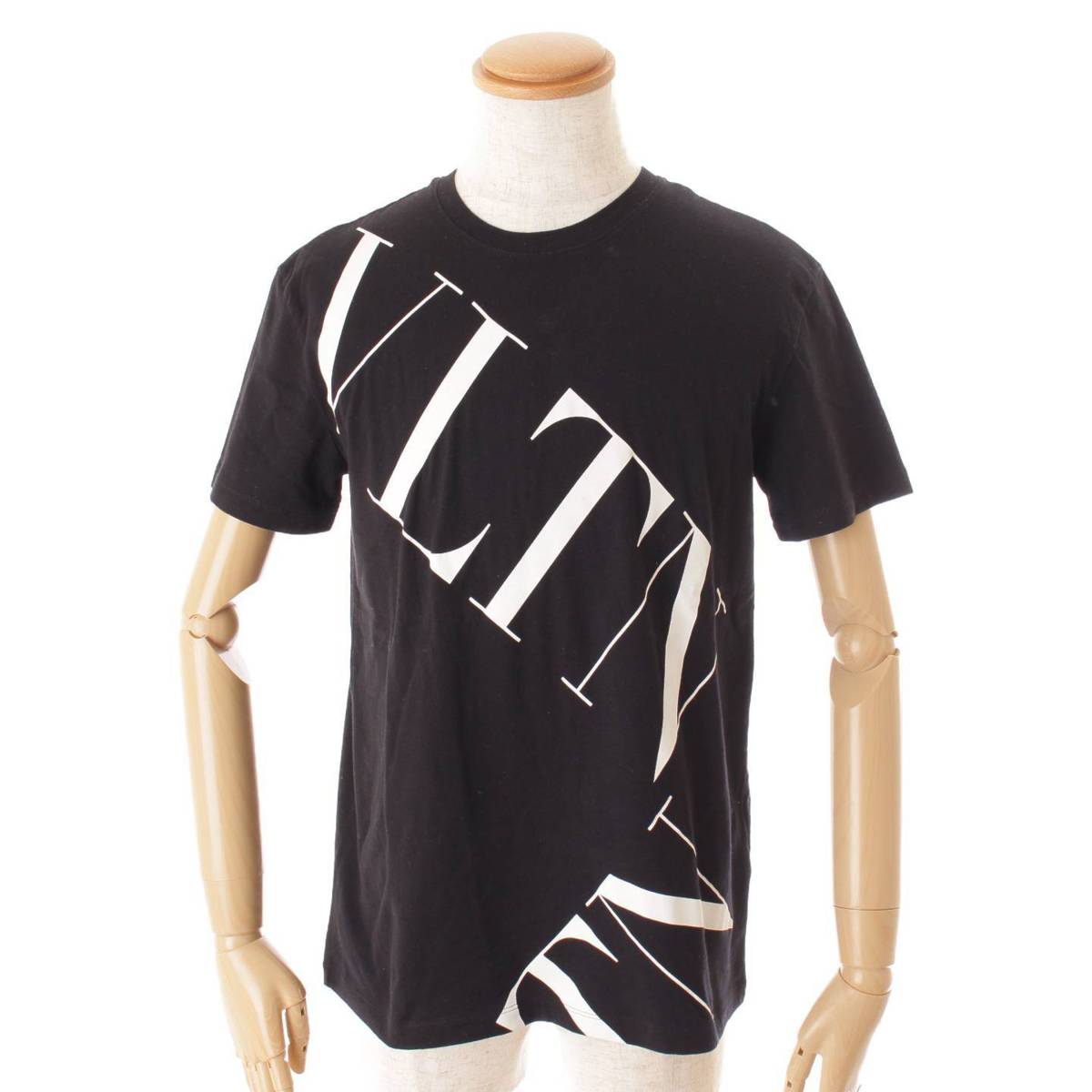 ヴァレンティノ(Valentino) メンズ VLTN ロゴ プリント 半袖 Tシャツ 