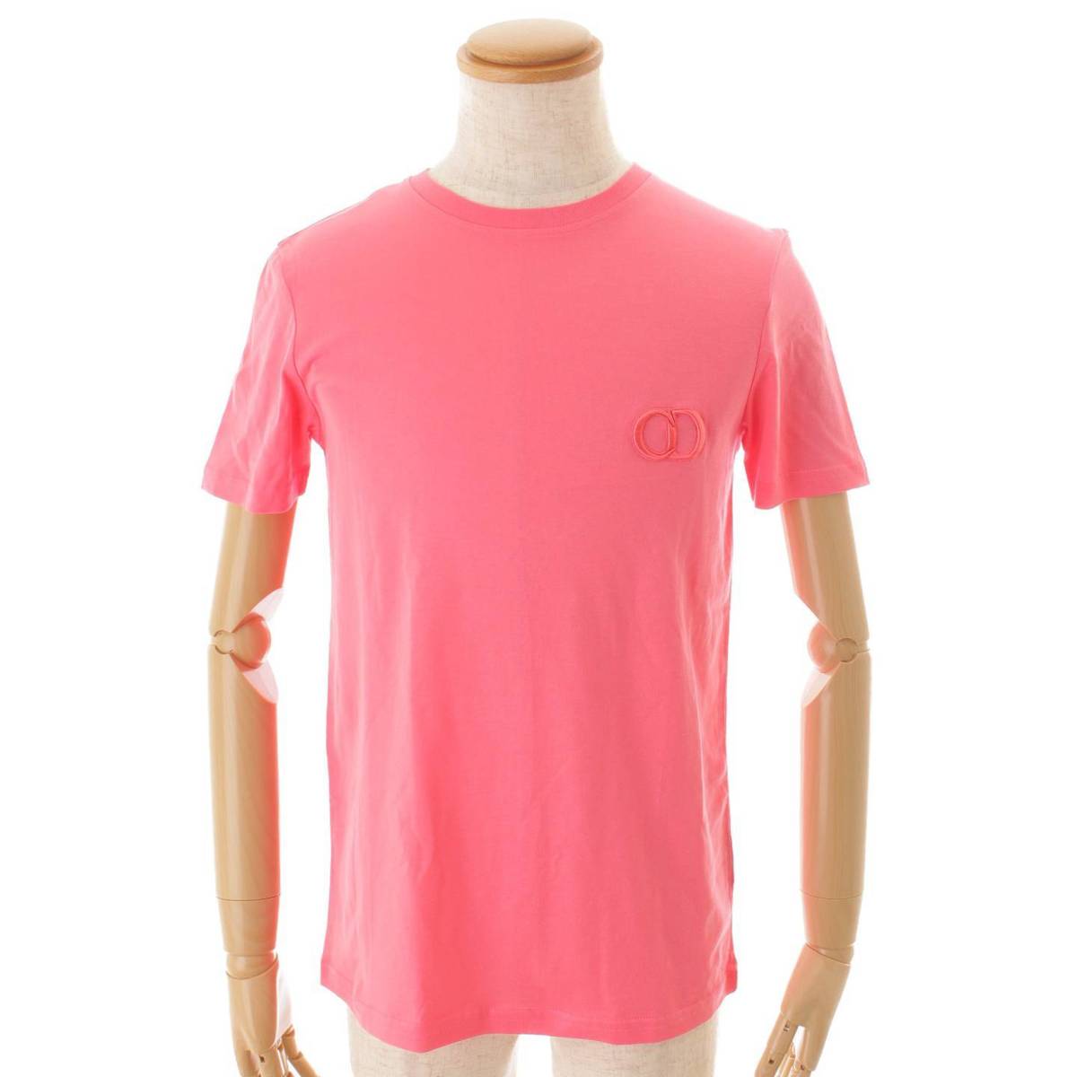 ディオール(DIOR) メンズ 20SS CDロゴ コットン Tシャツ トップス 013J600A0589 ピンク XXS