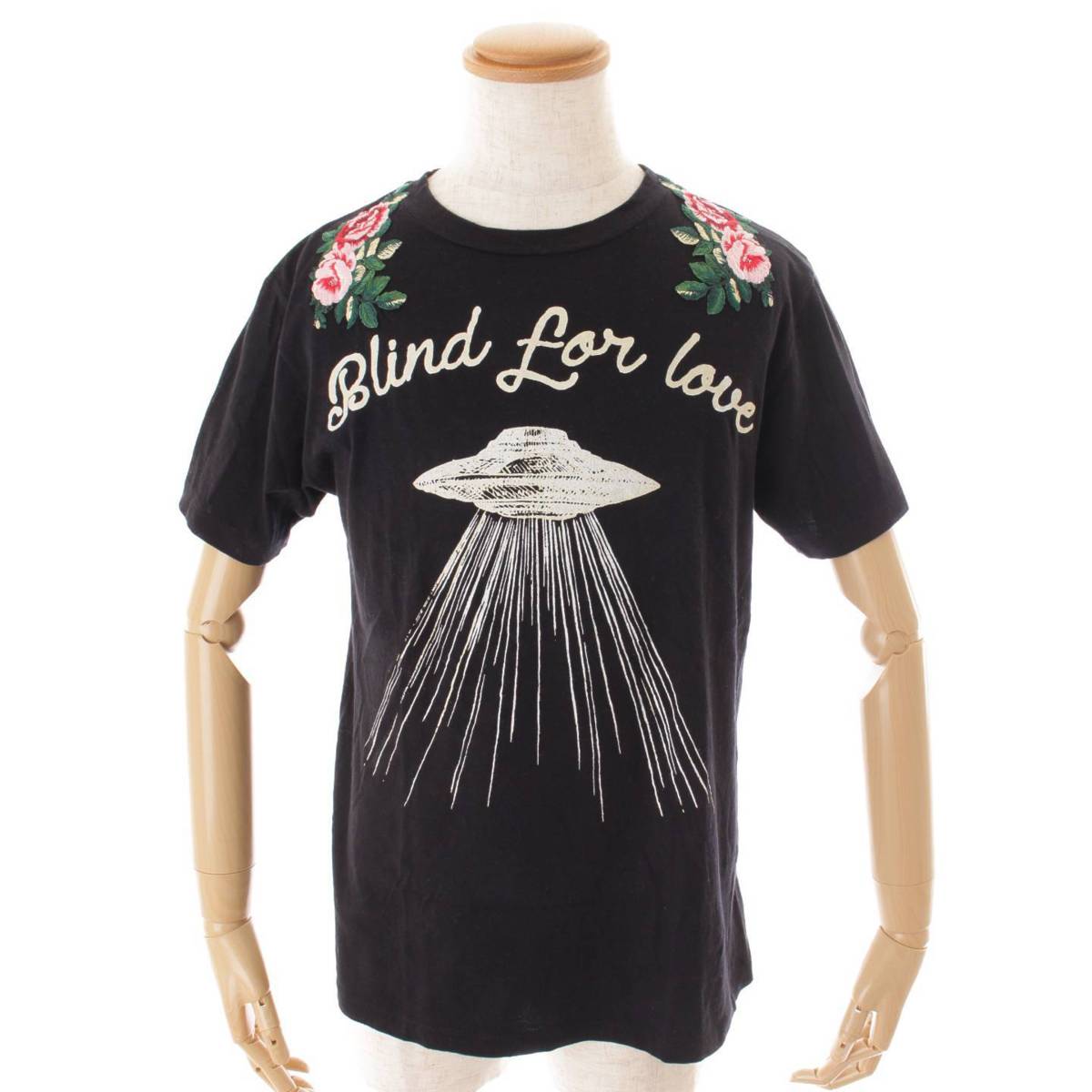 グッチ(Gucci) BLIND FOR LOVE UFOプリント Tシャツ トップス 469307 ...
