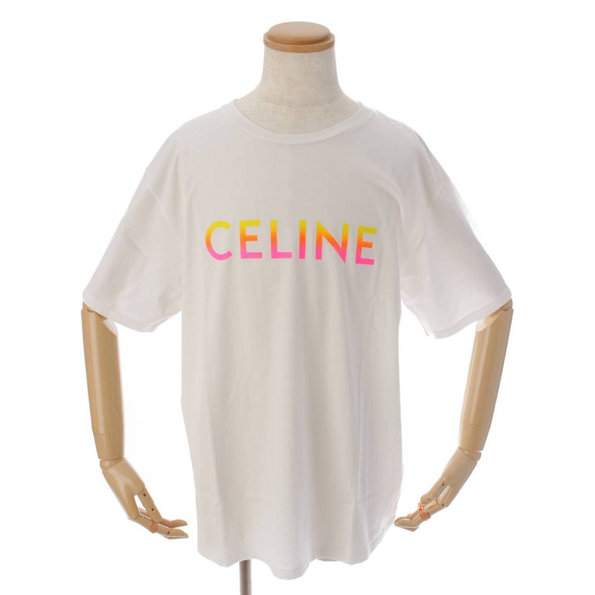 CELINE(セリーヌ)Tシャツ  グラデーション Sサイズ ブラック購入はメルカリになります