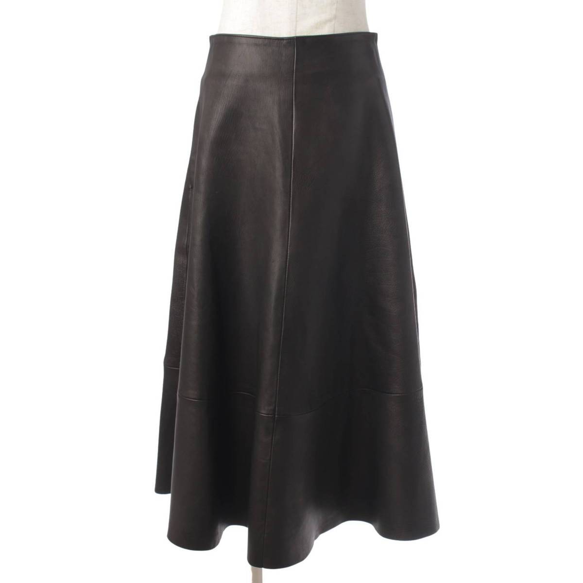 マディソンブルー  ウール　フレアスカート　ブラック　黒　02スカート