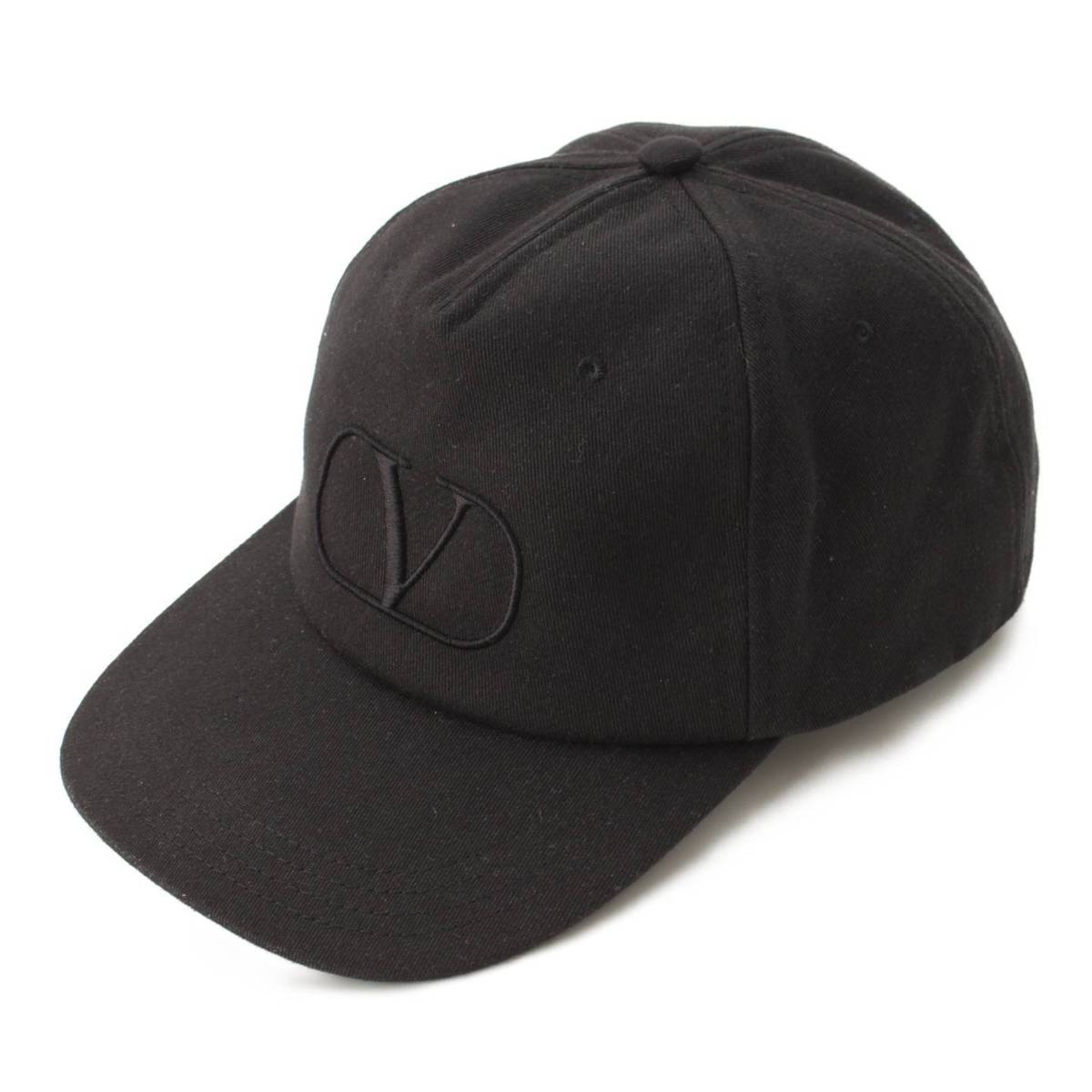 ヴァレンティノ Valentino Vロゴ キャップ 帽子 XY0HDA10BDL ブラック 57