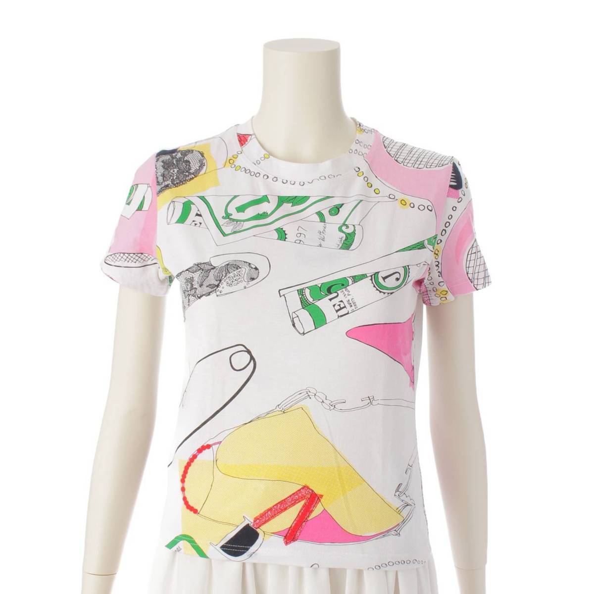 【Christian Dior】ガリアーノ期 ロゴ　デニムプリント　Tシャツ