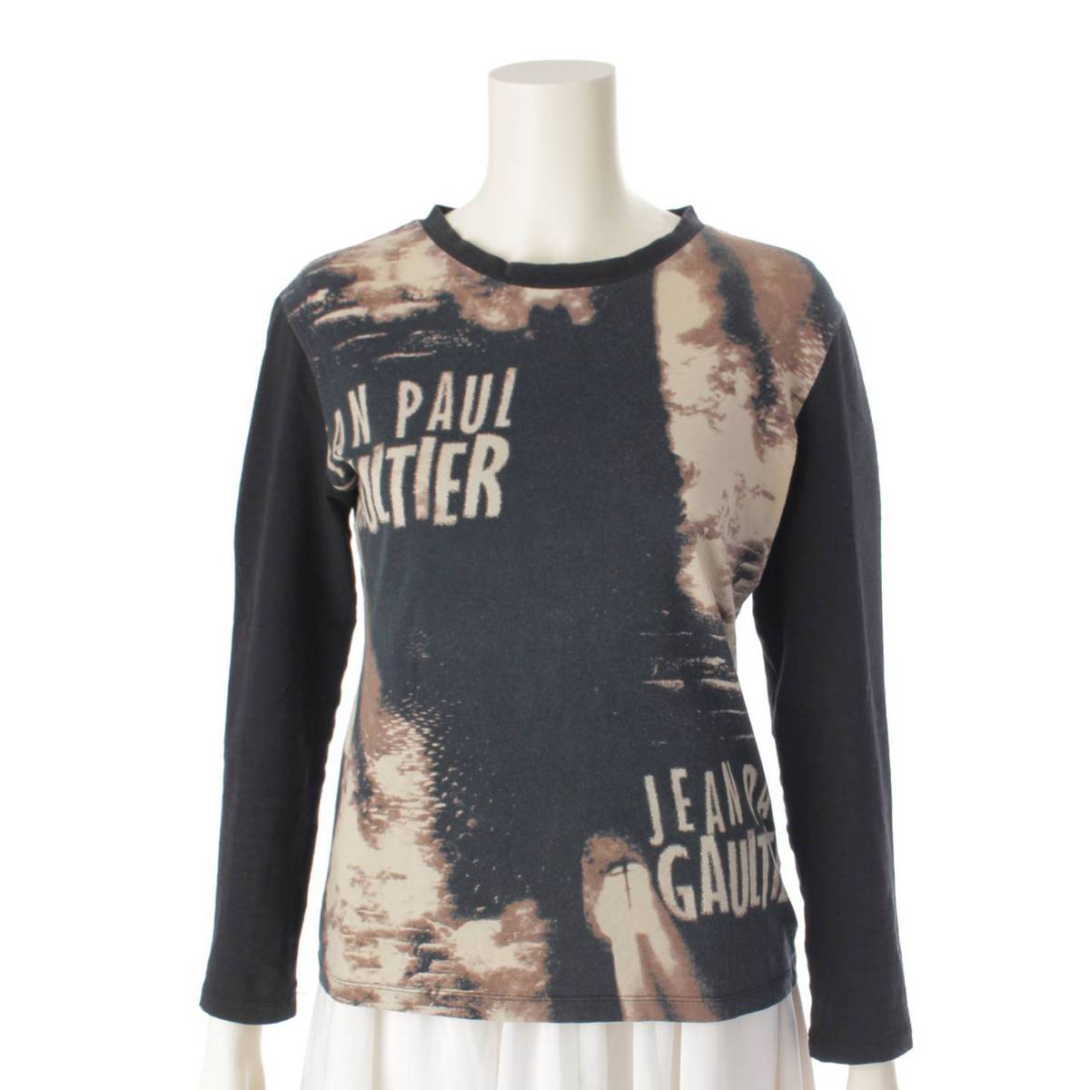 ジャン ポール ゴルチエ Jean Paul Gaultier クラシック 長袖 ロゴ カットソー Tシャツ トップス マルチカラー 40 中古 通販  retro レトロ