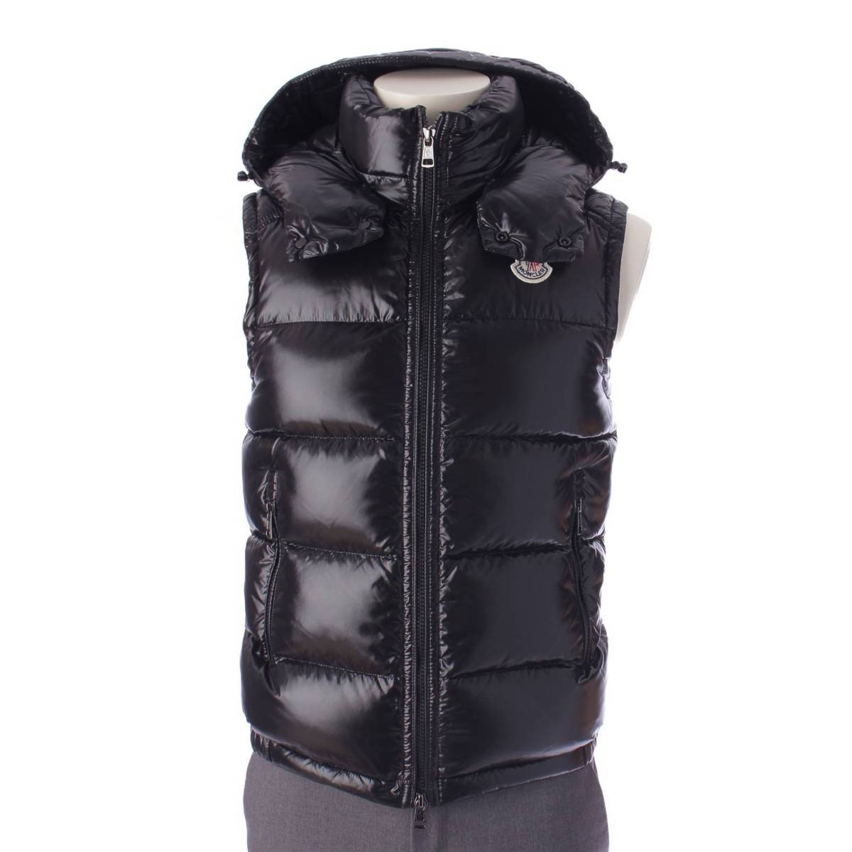 MONCLER モンクレール LACET GILET フード付き ダウンベストコメント