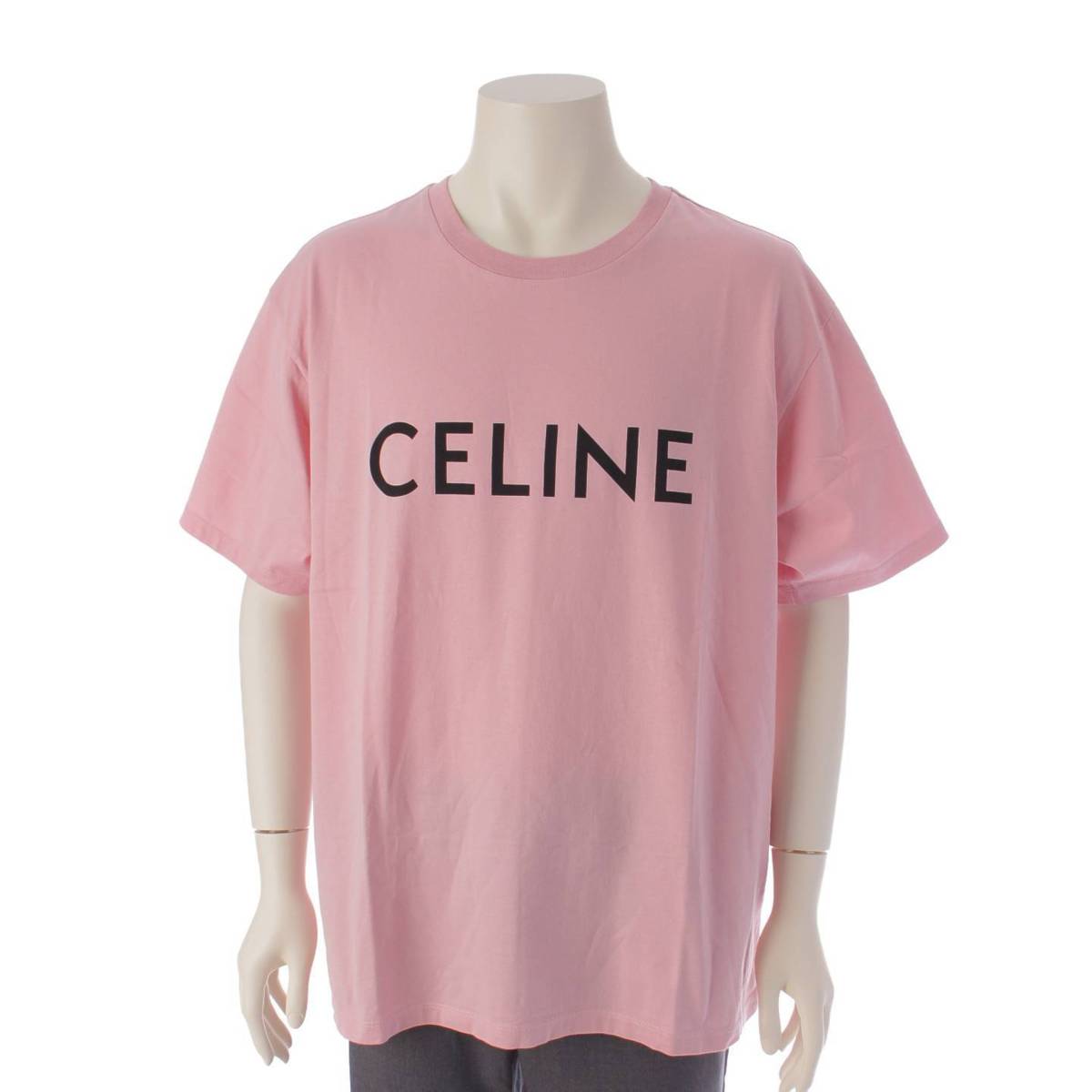 セリーヌ Celine メンズ ロゴ プリント 半袖 ルーズ Tシャツ 