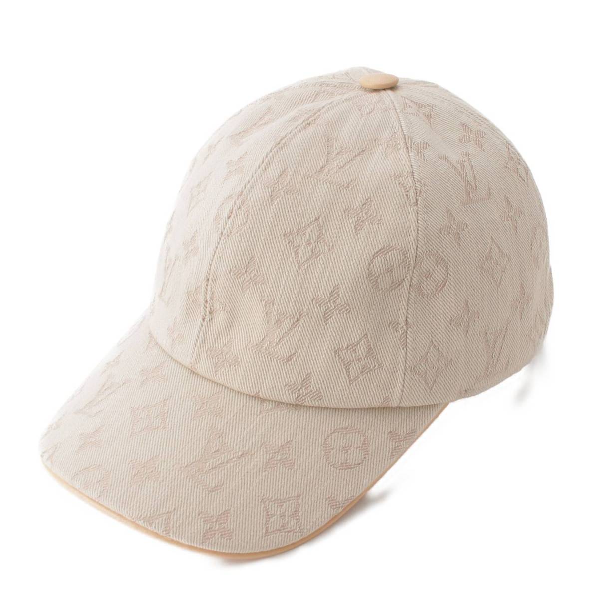 ルイヴィトン Louis Vuitton モノグラム ビーマイキャップ 帽子 M77541 ベージュ