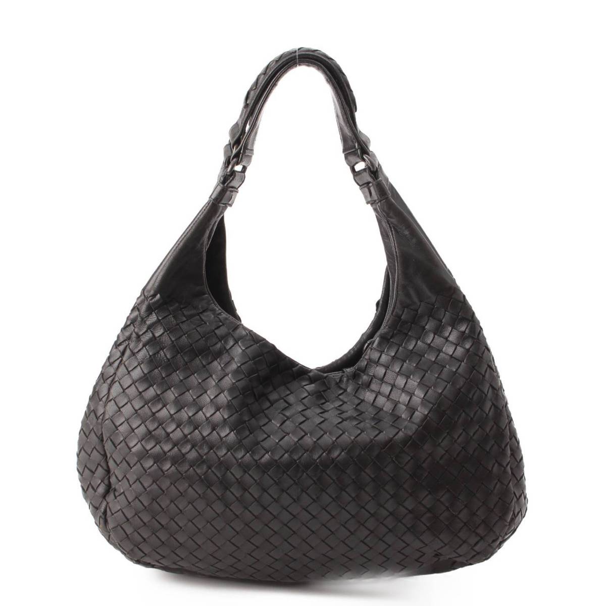 {beKFl^ Bottega Veneta Cg`[g ~fBA Jp[i U[ nhobO 125787 ubN