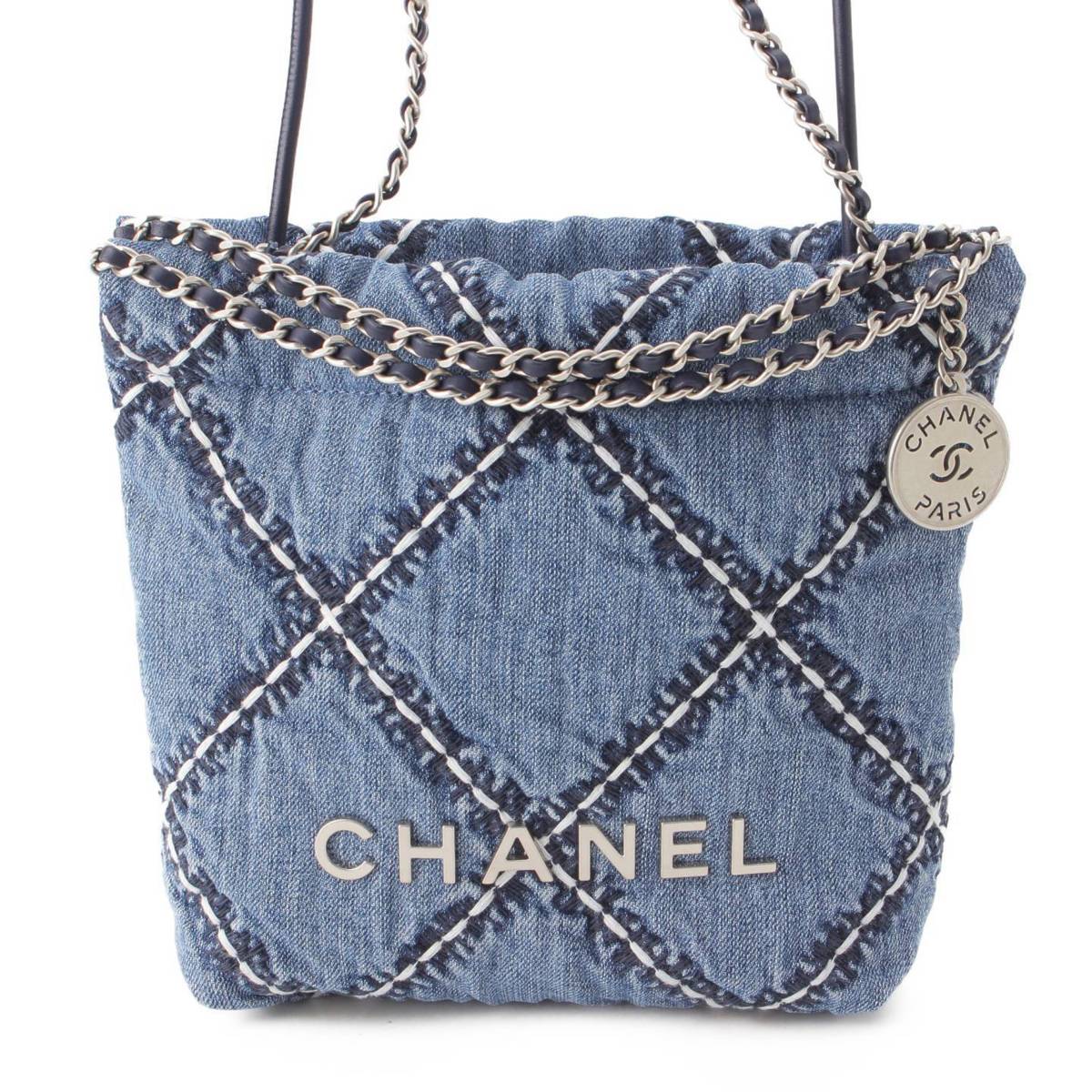 シャネル(Chanel) マトラッセ 2WAY スモールショッピングバッグ AS0355 