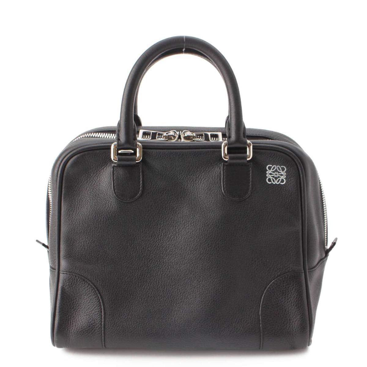 ロエベ(Loewe) アマソナ75 レザー 2WAY ハンドバッグ 301.30.L01 ブラック 中古 通販 retro レトロ