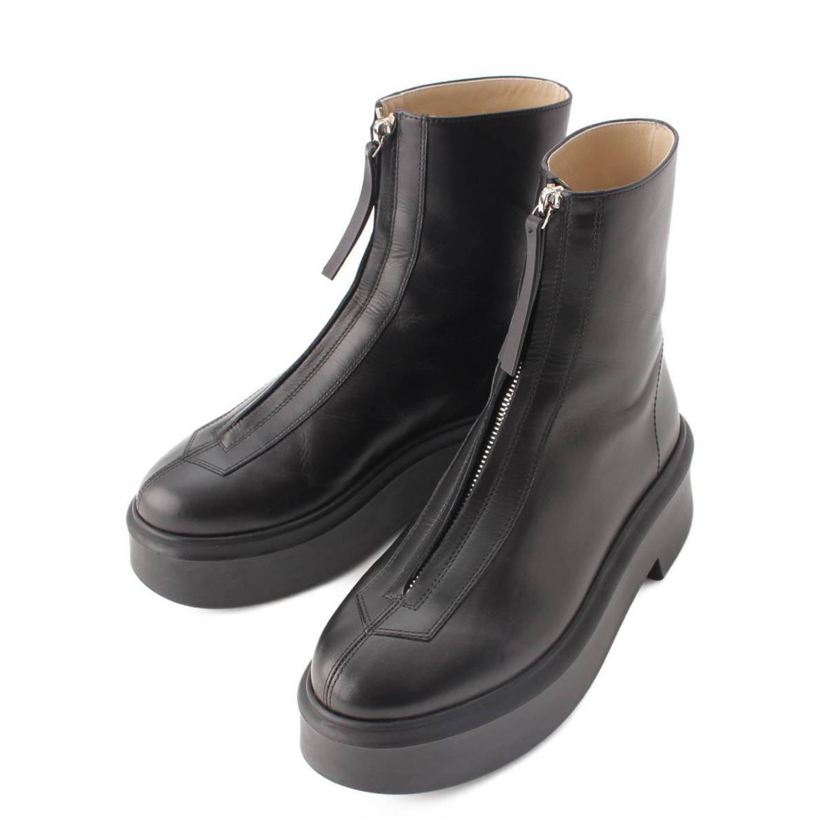 UE THE ROW Zipped Boot 1 U[ tgWbv V[gu[c ubN 36