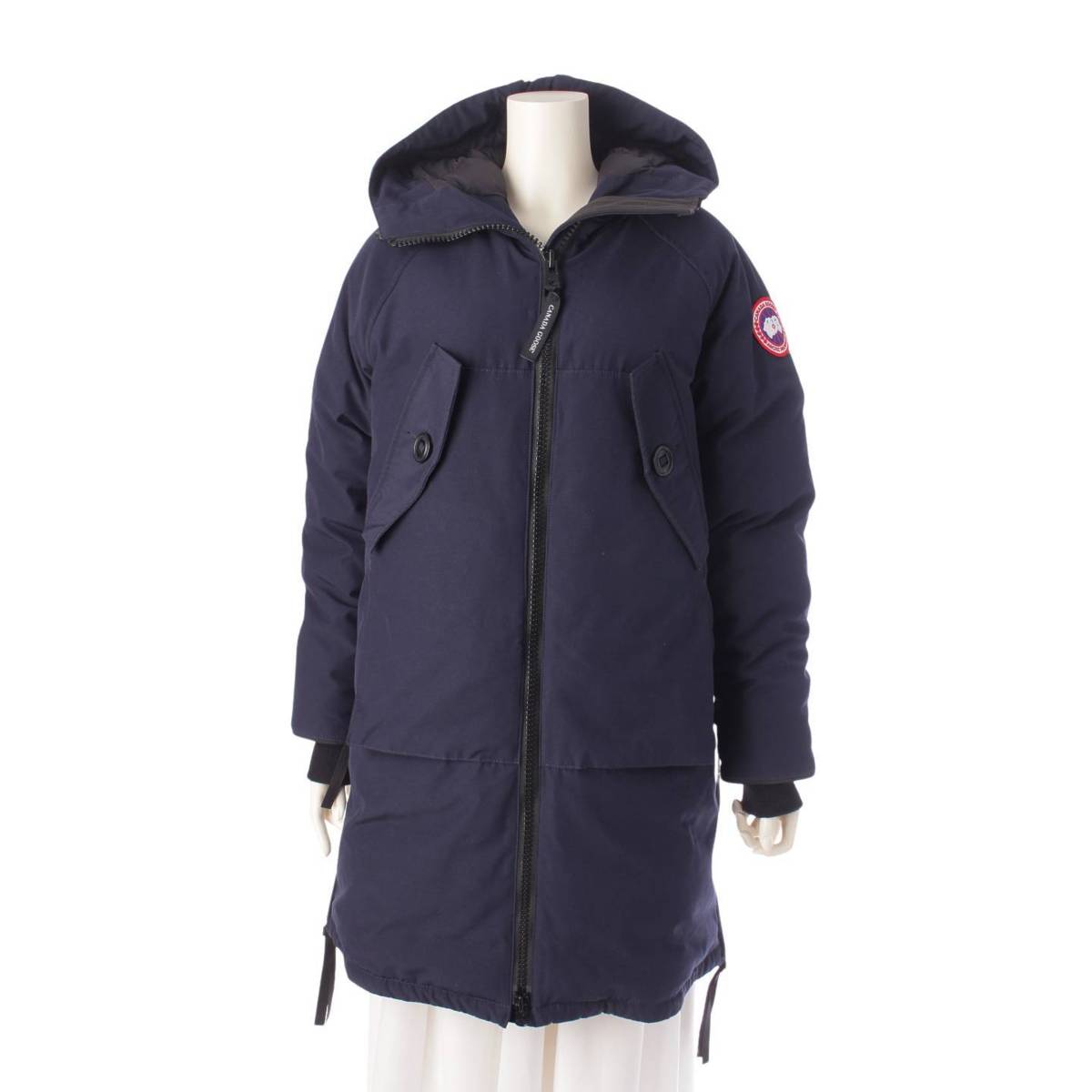 Ji_O[X CANADA GOOSE OLYMPIA PARKA IsAp[J t[h _EWPbg 5803L lCr[ XS