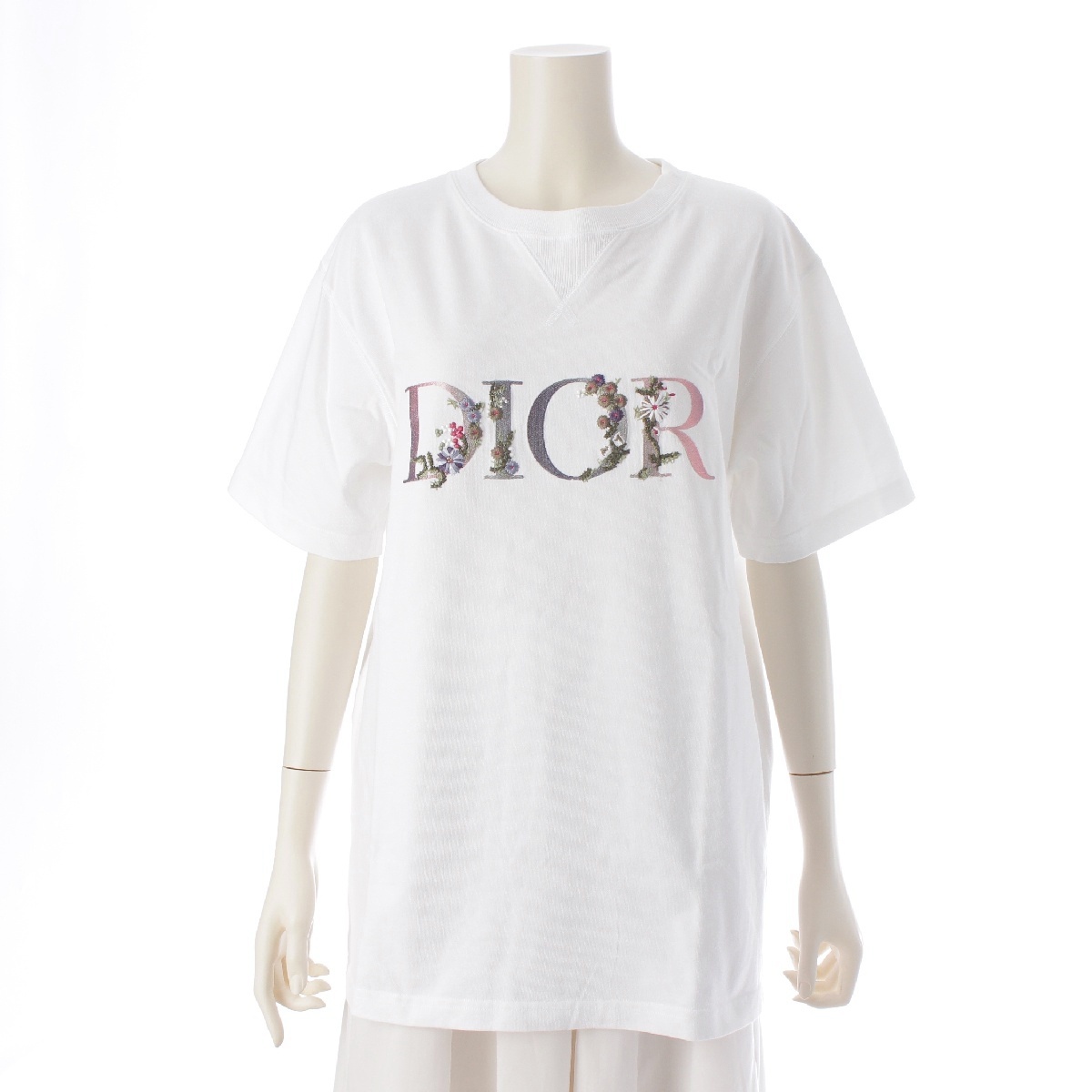 ディオール(Dior) 20AW メンズ ショーン・ステューシーコラボ BEE刺繍 半袖 Tシャツ カットソー 033J644A0554 ブラック  XL 中古 通販 retro レトロ