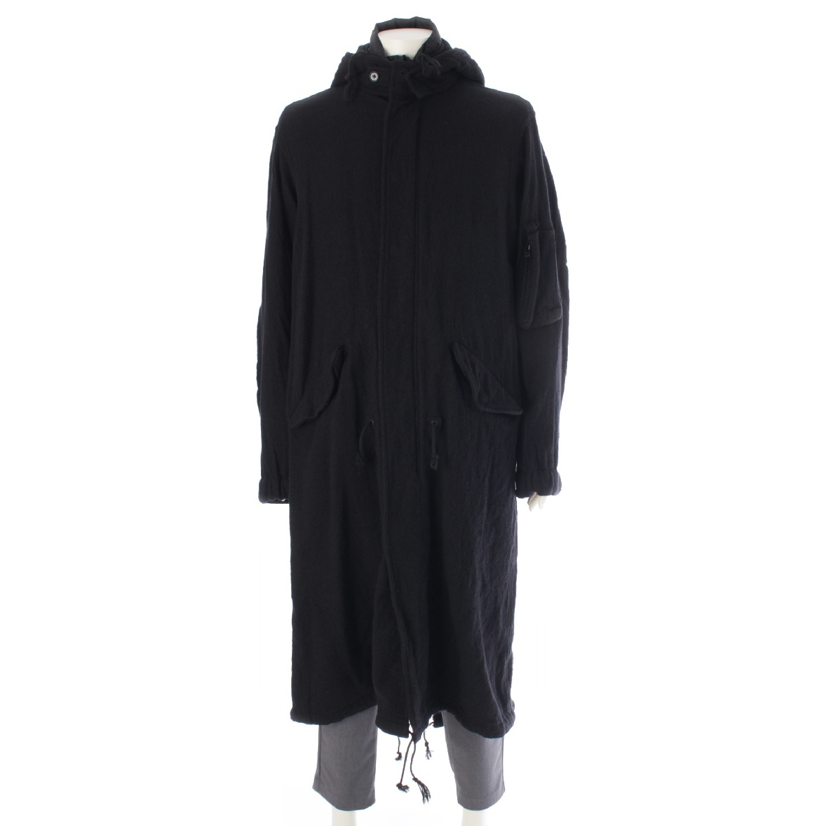 EW}gv[I Yohji Yamamoto POUR HOMME kOE[ VT[gt O bYR[g AE^[ HD-C07-801 ubN 4